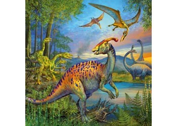 RAVENSBURGER DINOSAUR FASCINATION PUZZLE 3X49PC