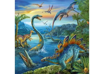 RAVENSBURGER DINOSAUR FASCINATION PUZZLE 3X49PC