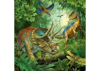 RAVENSBURGER DINOSAUR FASCINATION PUZZLE 3X49PC