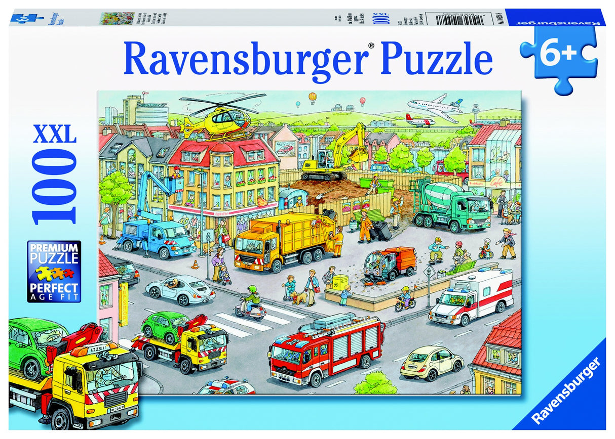 Ravensburger Vehicles In The City Puzzle 100 Piece