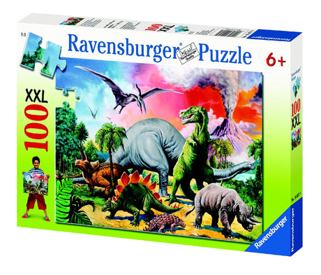 Ravensburger Among The Dinosaurs Puzzle 100 Piece