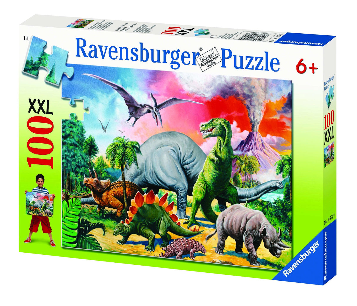 Ravensburger Among The Dinosaurs Puzzle 100 Piece