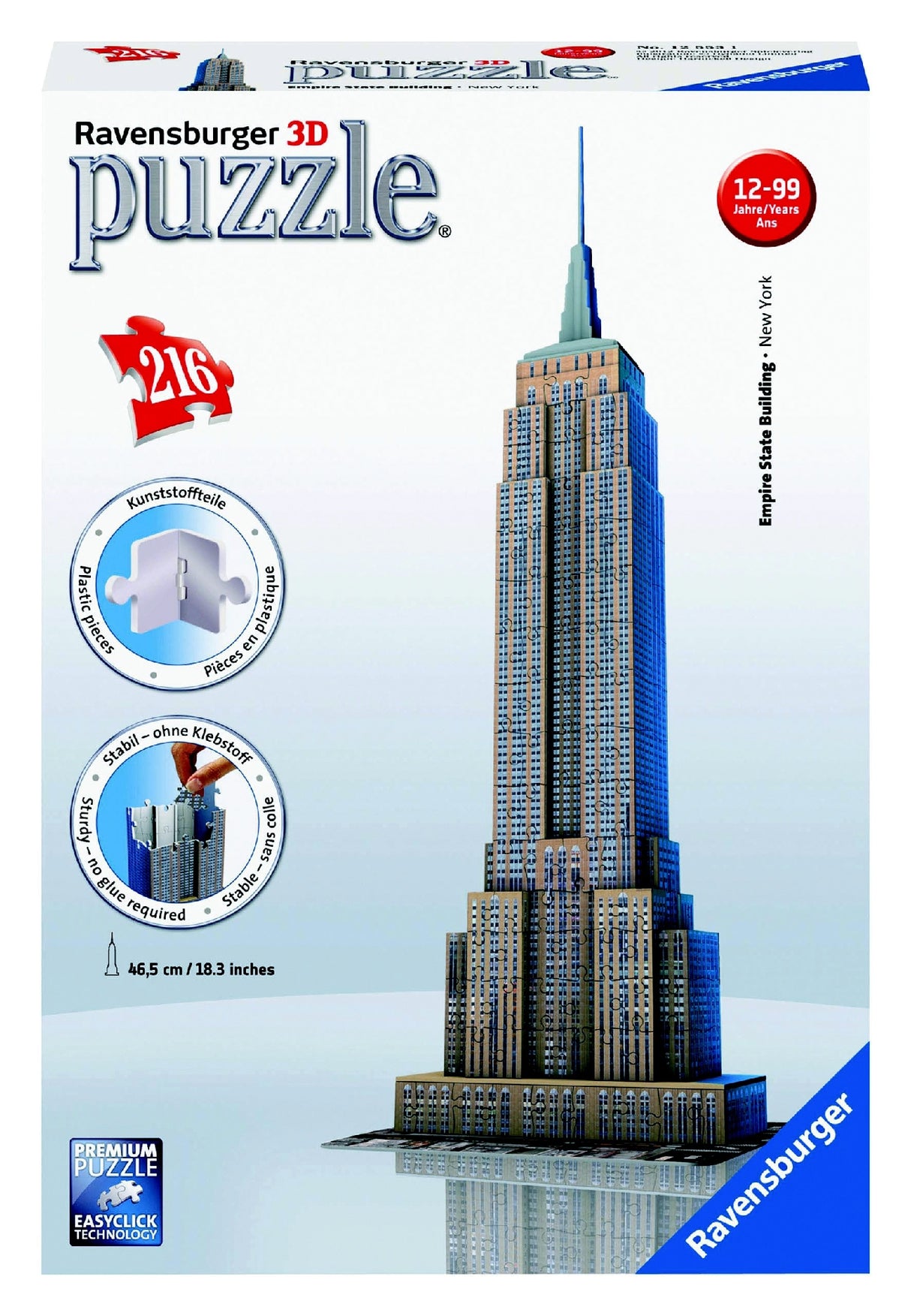 RBURG - EMPIRE STATE BUILDING 3D PUZZLE 216PC