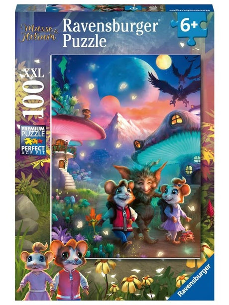 Ravensburger Enchanting Mushroom Town Puzzle 100 Piece
