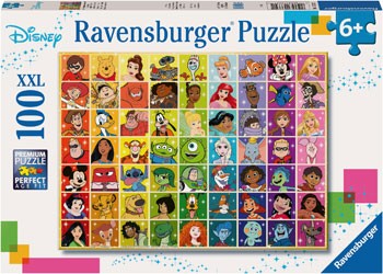 RBURG - DISNEY MULTI CHARACTER 100PC