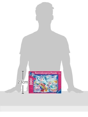 Ravensburger Amazing Unicorns Glitter Puzzle 100 Piece
