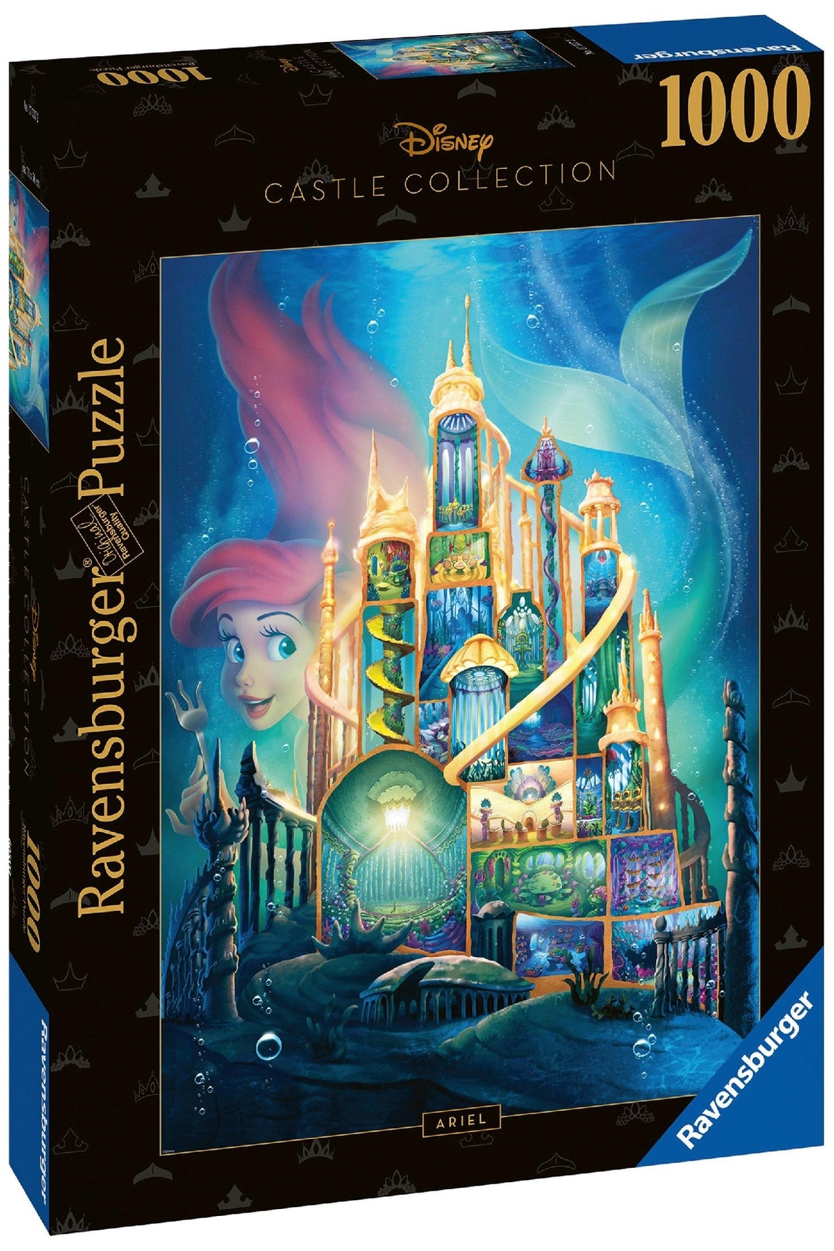 RAVENSBURGER 1000 DISNEY CASTLES - ARIEL the LITTLE MERMAID