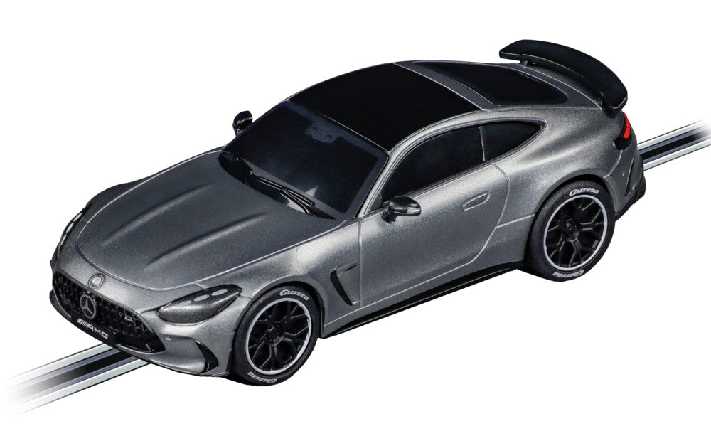 Carrera Go!!! 1:43 Scale Amg Mercedes Gt Selenite Gray Slot Car