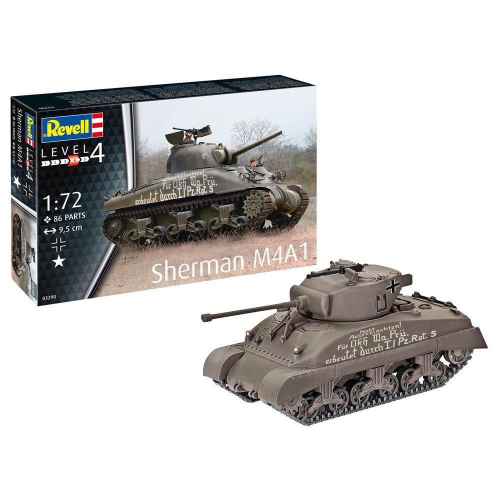 Revell 1/72 Sherman M4a1
