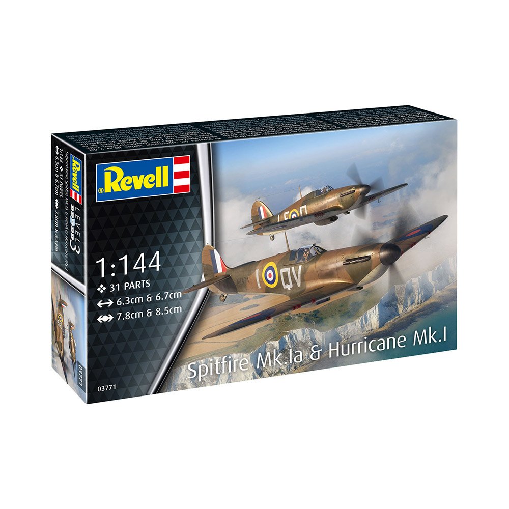 Revell 1/144 Supermarine Spitfire Mk.Ia & Hawker Hurricane Mk.I