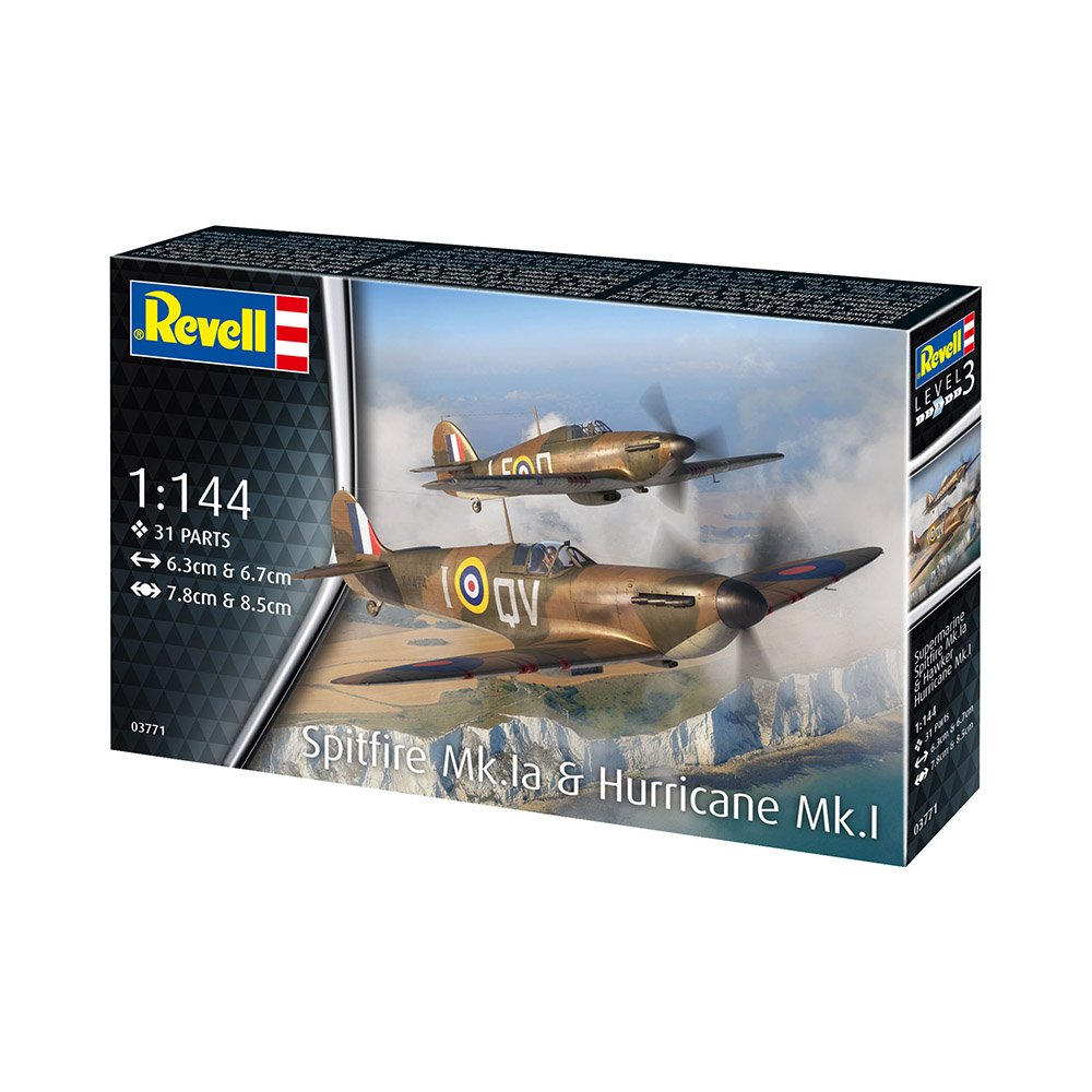 Revell 1/144 Supermarine Spitfire Mk.Ia & Hawker Hurricane Mk.I