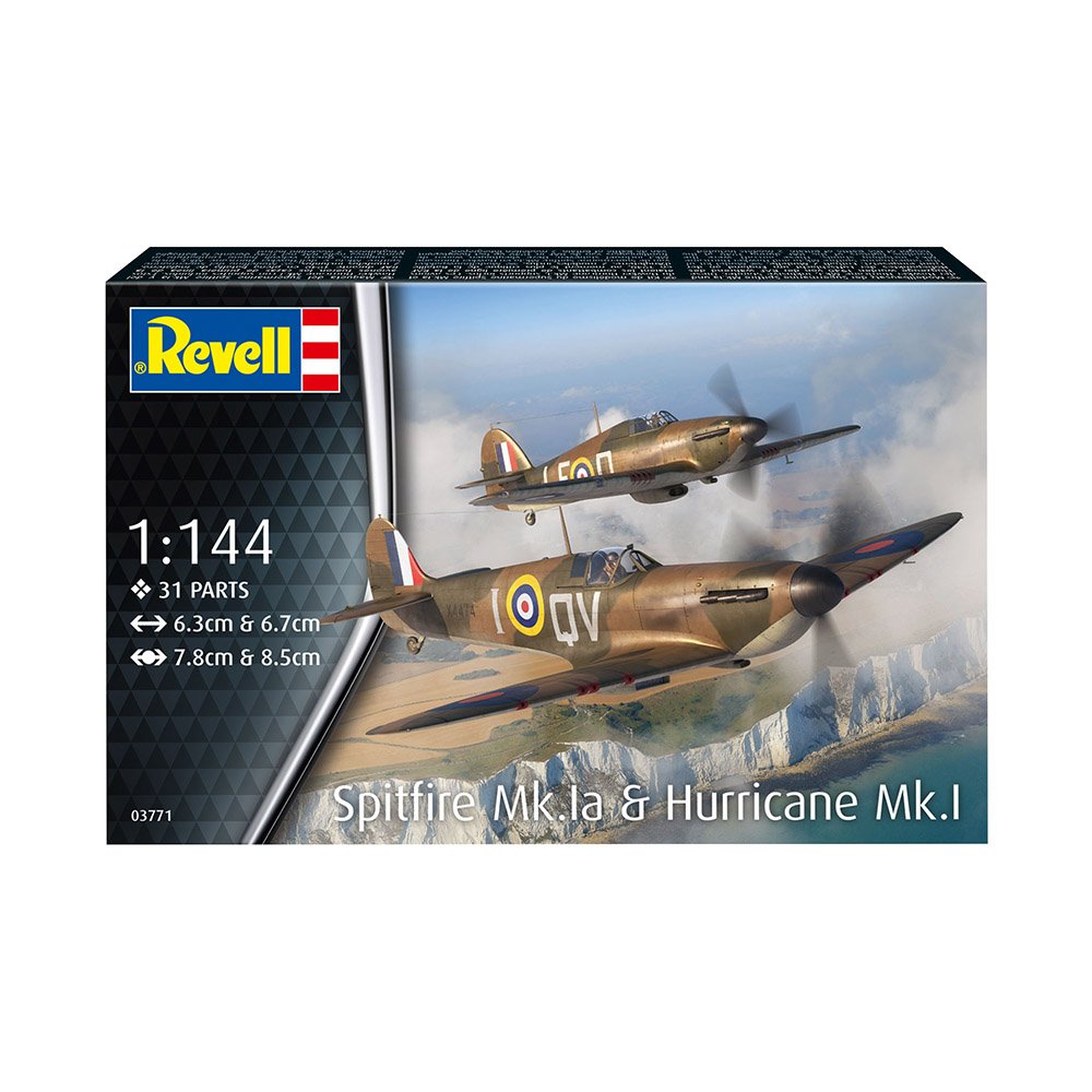 Revell 1/144 Supermarine Spitfire Mk.Ia & Hawker Hurricane Mk.I