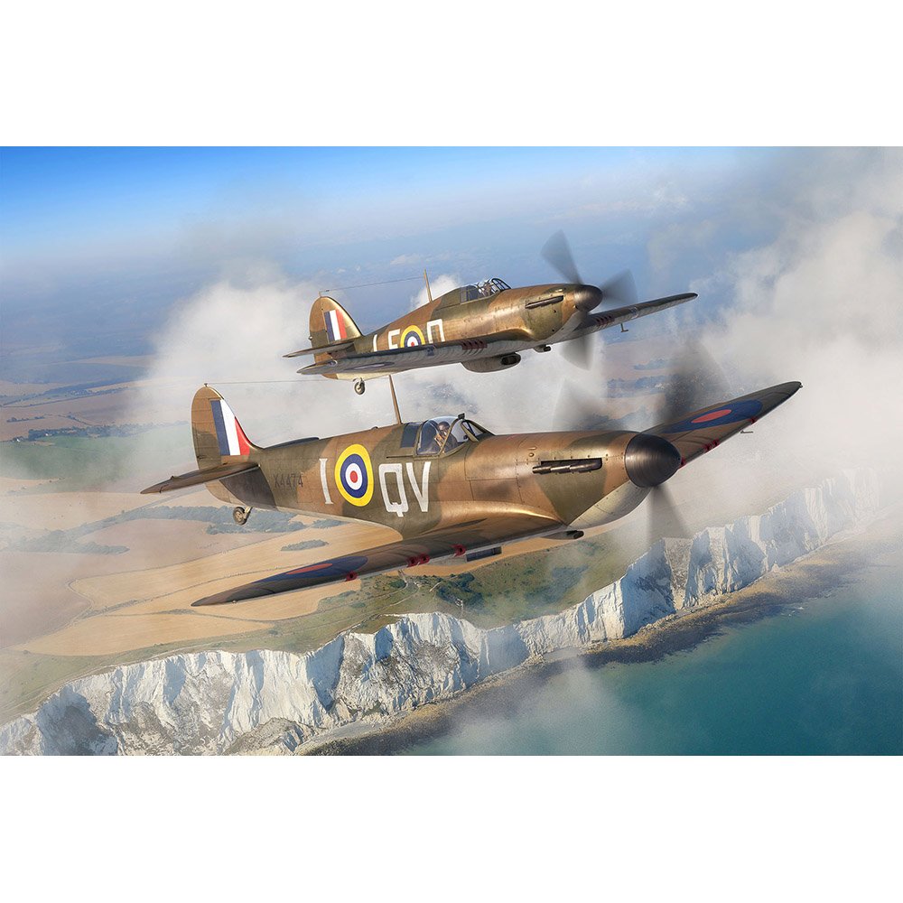 Revell 1/144 Supermarine Spitfire Mk.Ia & Hawker Hurricane Mk.I