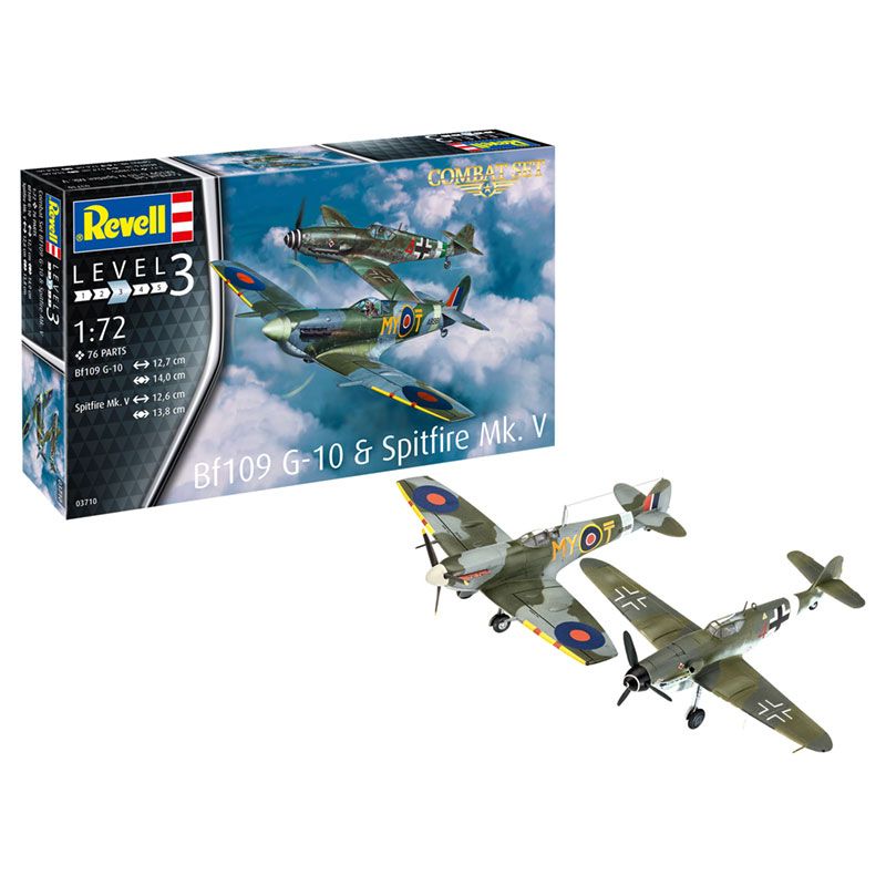 Revell Combat Set Bf109 And Spitfire Mk. V