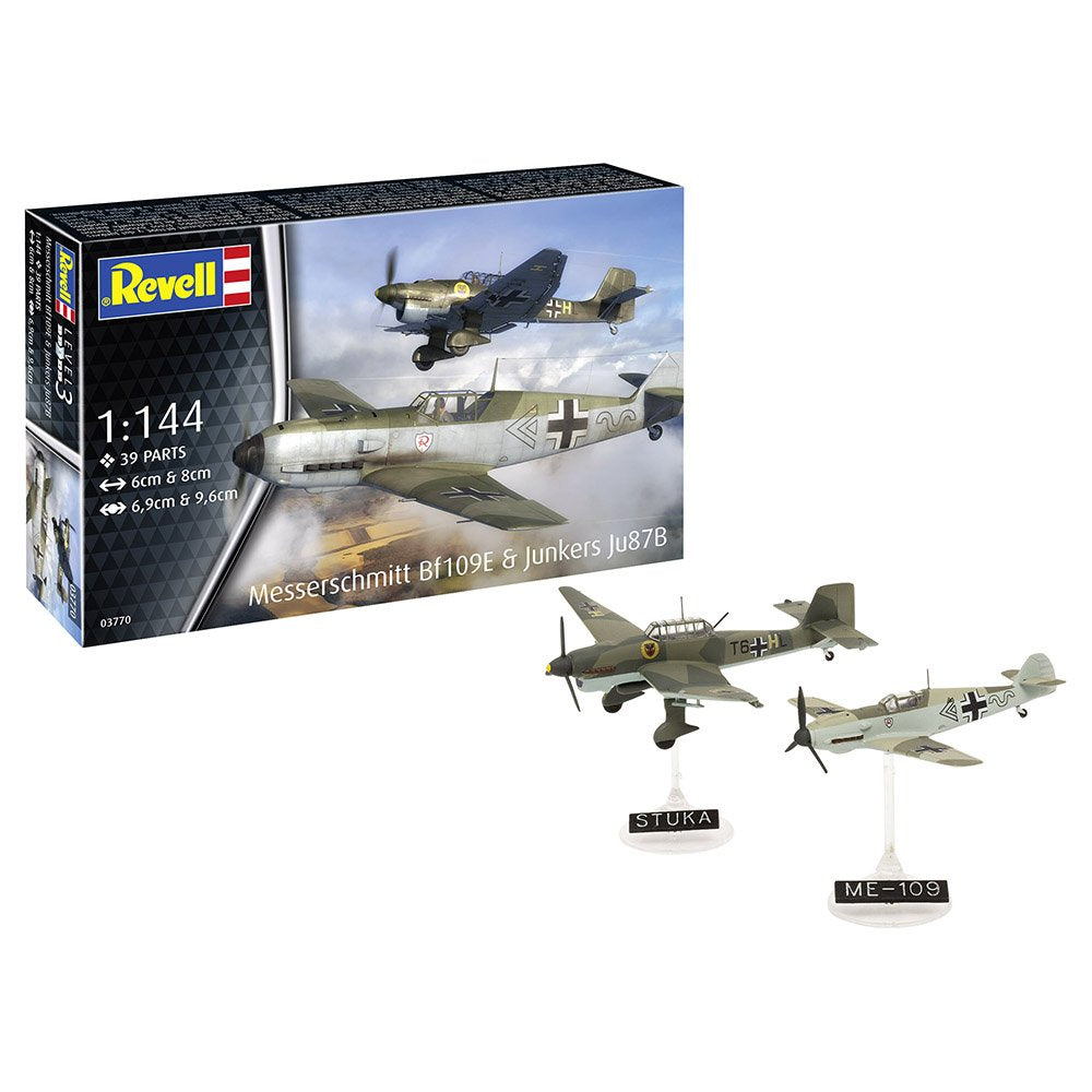 Revell 1/144 Messerschmitt Bf109E & Junkers Ju87B