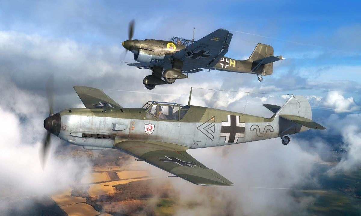 Revell 1/144 Messerschmitt Bf109E & Junkers Ju87B