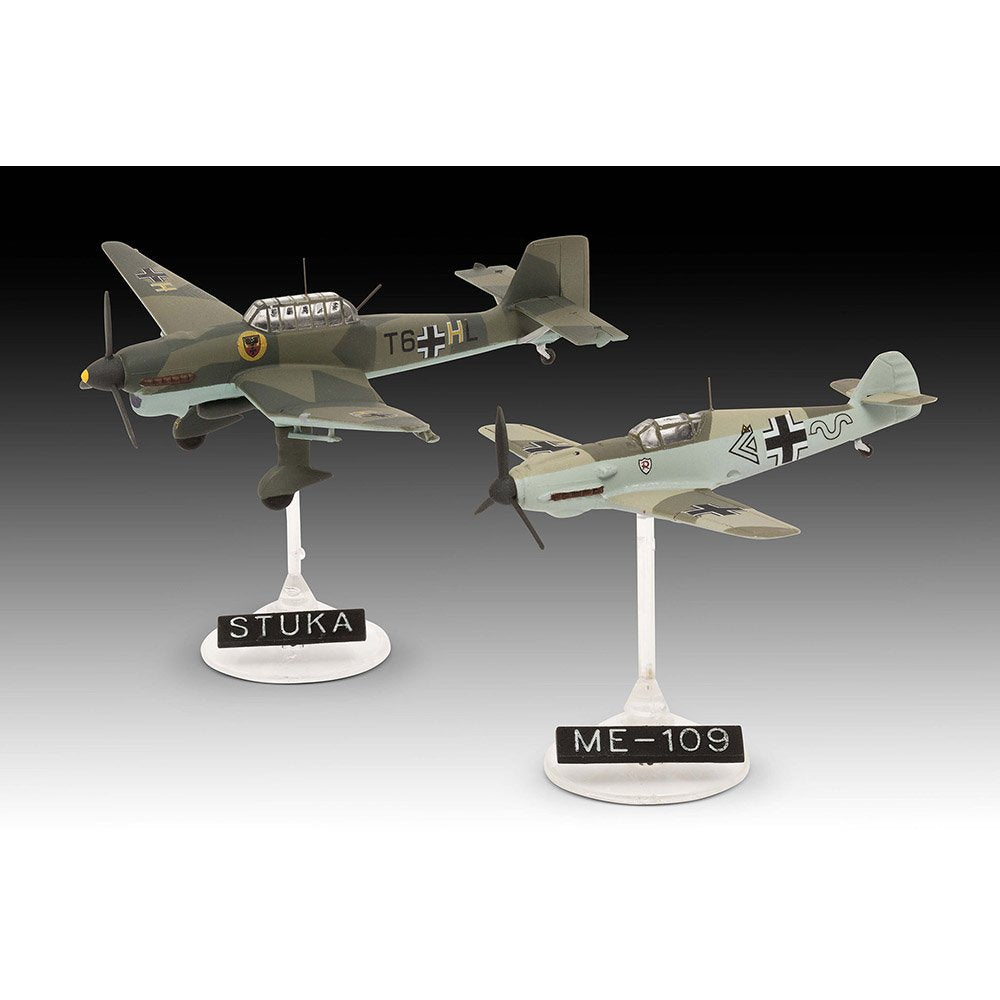 Revell 1/144 Messerschmitt Bf109E & Junkers Ju87B