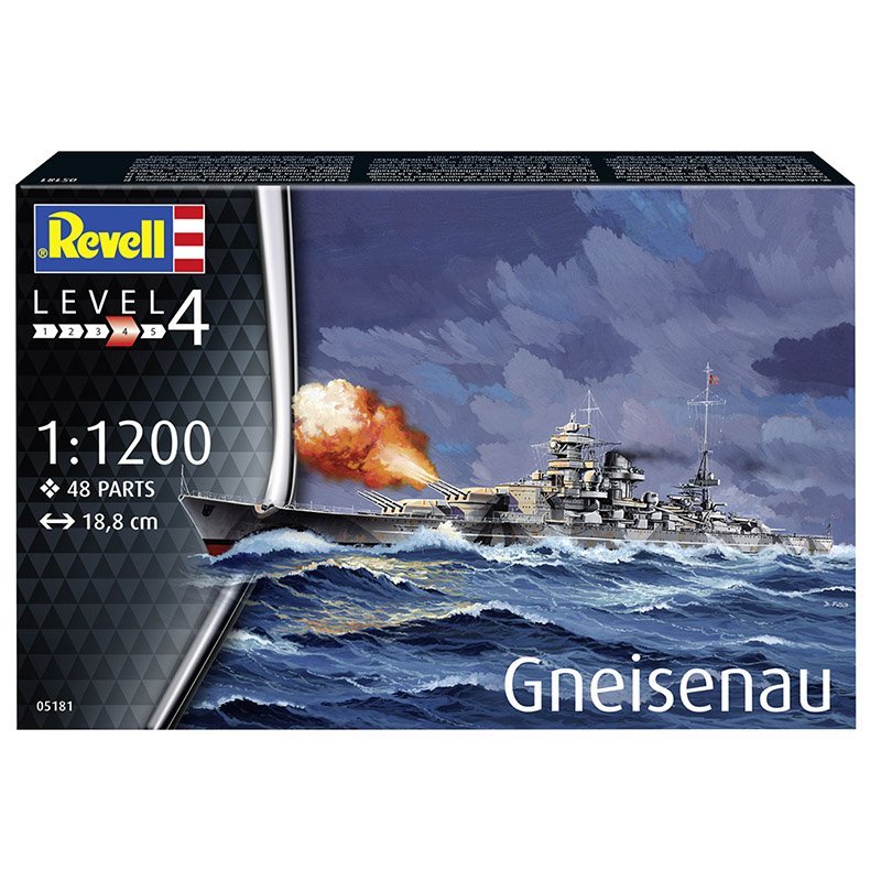 Revell 1:1200 Battleship Gneisenau