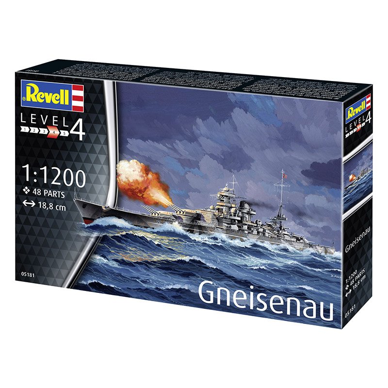 Revell 1:1200 Battleship Gneisenau
