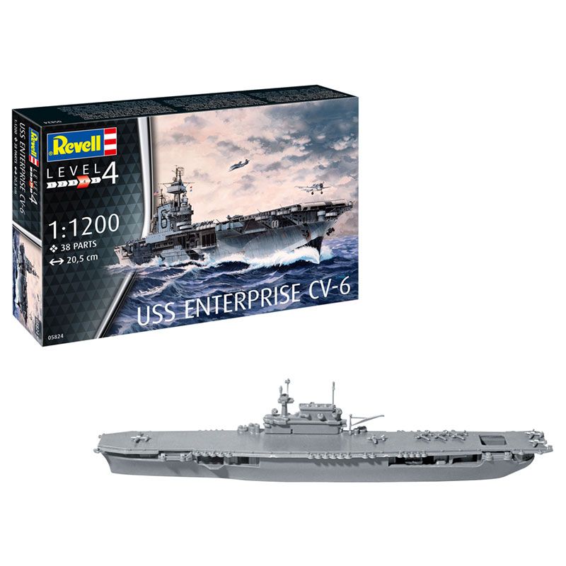 Revell 1/1200 Uss Enterprise Cv-6