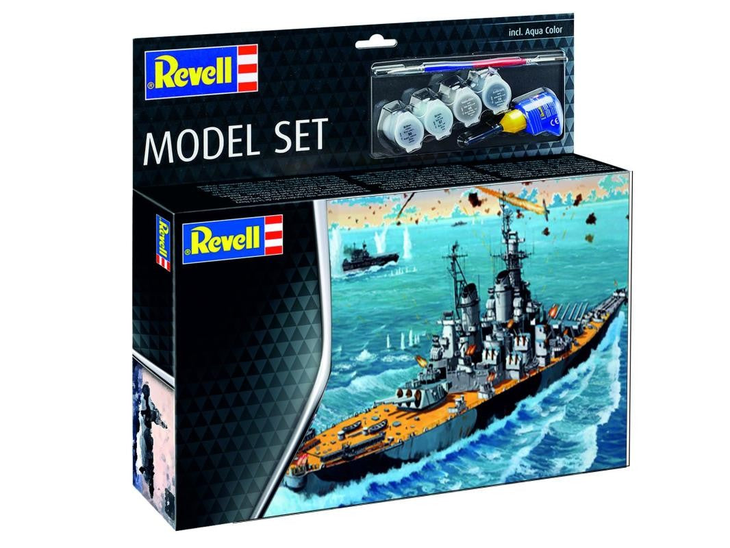 Revell 1:1200 USS New Jersey Model Set