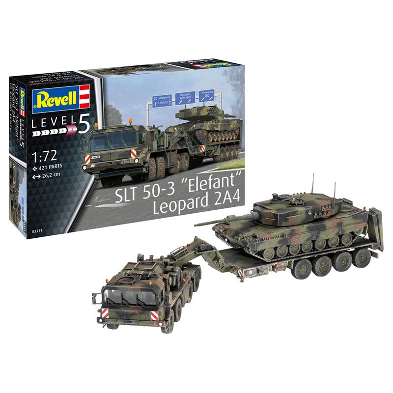 Revell 1/72 Slt 50-3 "elefant" Leopard 2a4