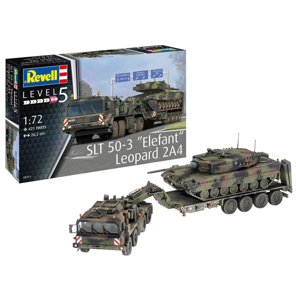 Revell 1/72 Slt 50-3 "elefant" Leopard 2a4