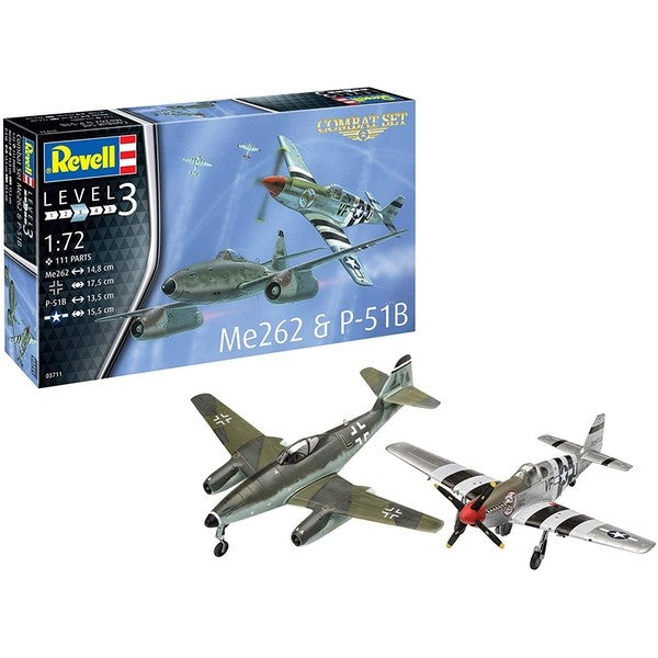 Revell Combat Set Me262 & P-51b 1:72