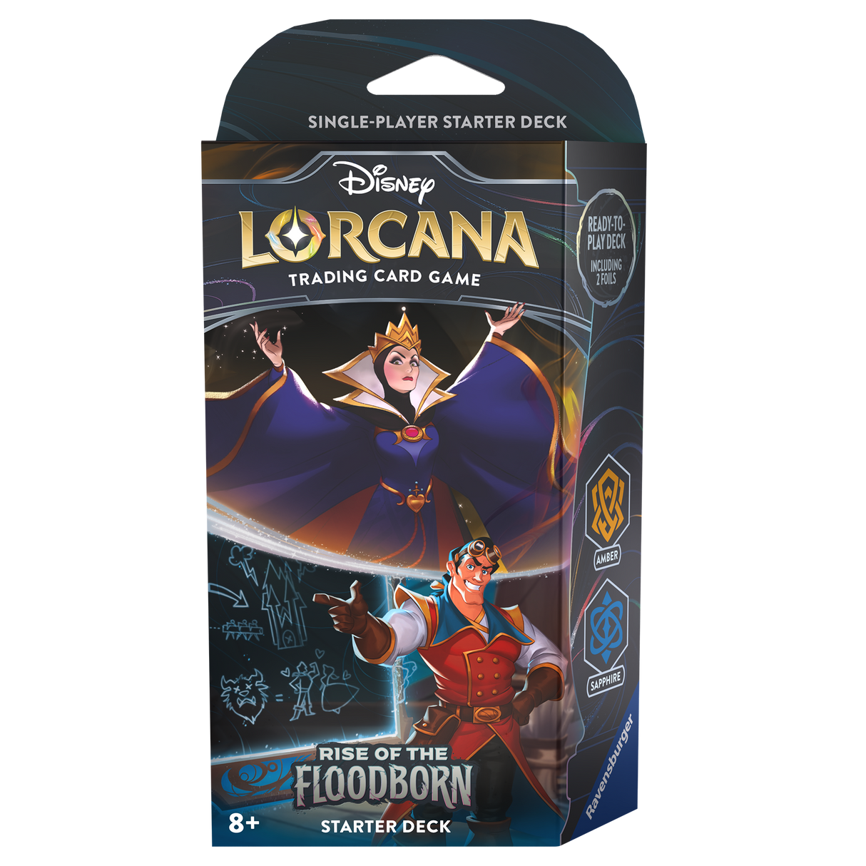 DLC S2 Rise of the Floodborn Starter Deck A - Amber and Sapphire