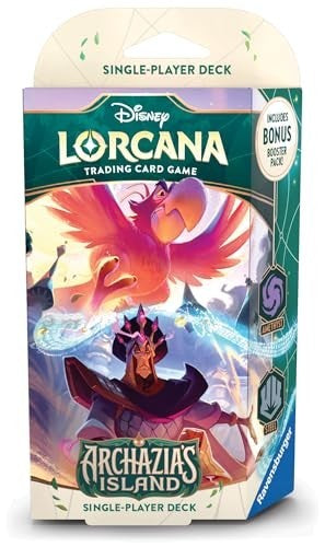 DISNEY LORCANA S7 ARCHAZIA'S ISLAND SINGLE PLAYER DECK ASST - AMETHYST & STEEL