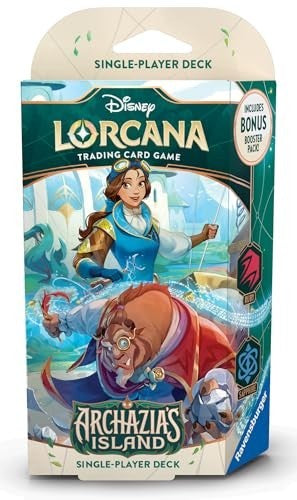 DISNEY LORCANA S7 ARCHAZIA'S ISLAND SINGLE PLAYER DECK ASST - RUBY & SAPPHIRE