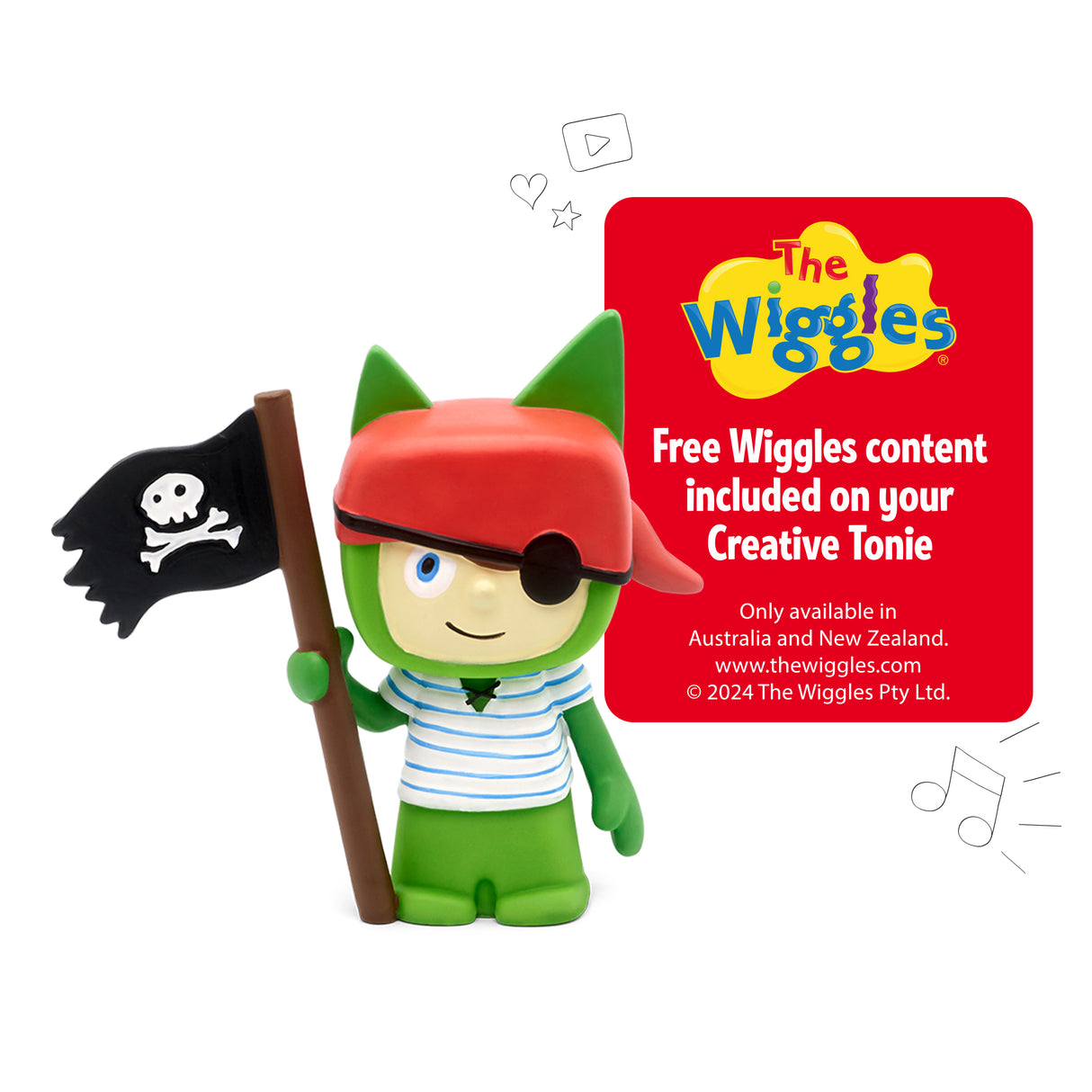 Tonies® Creative-Tonie xThe Wiggles - Pirate Audio Charcter
