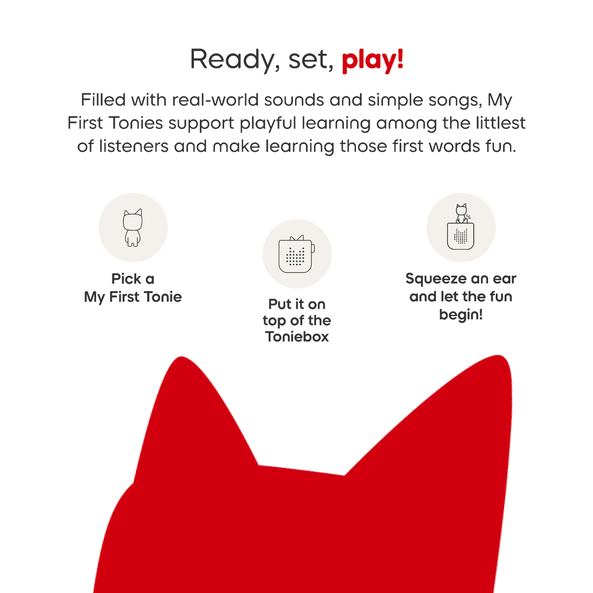 Tonies® My First Tonies: Jungle 3-pack Set