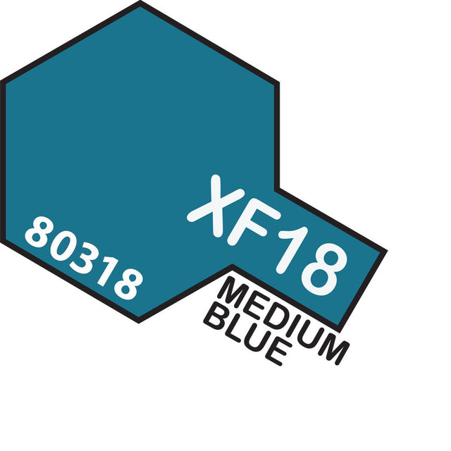 Tamiya Enamel Xf-18 Medium Blue
