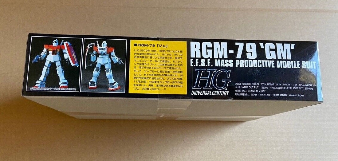 Gundam Mobile Suit Gundam Rgm-79 Gm High Grade 1:144 Scale Model Kit