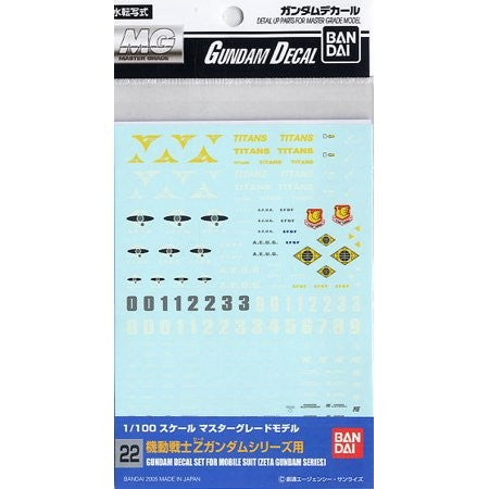 Bandai Hobby Gundam Decal Gd-22 1/100