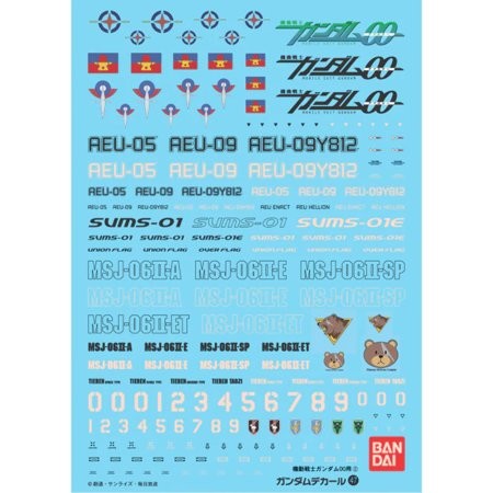 Gd-47 Union/human Reform League/aeu Series Gundam Decals