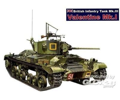 Afv Club 1/35 British Infantry Tank Mk.iii Valentine Mk.i Plastic Model Kit