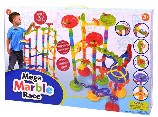 Playgo Mega Marble Race 100Pcs