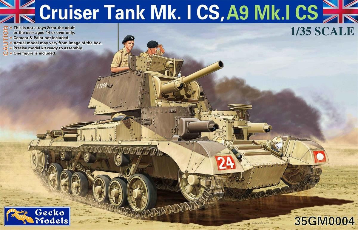 Gecko 1/35 Cruiser Tank A9 Mk.i Cs