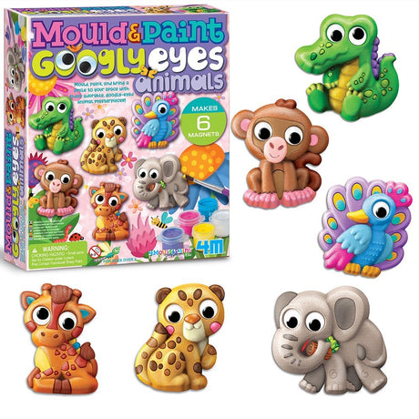 4M Mould & Paint - Googly Eyes Animals