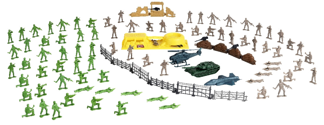 SOLDIER FORCE BUCKET PLAYSET 100PC