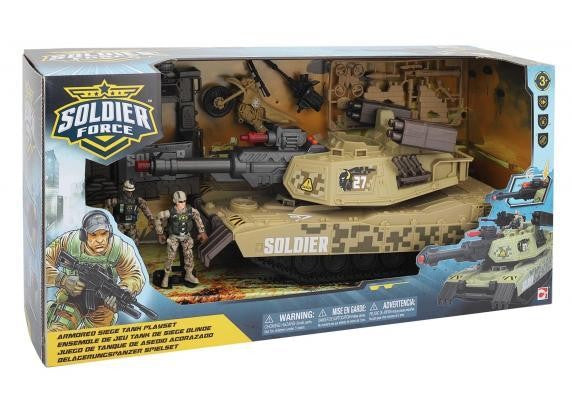 Soldier Force L&S Tank Playset