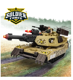 Soldier Force L&S Tank Playset