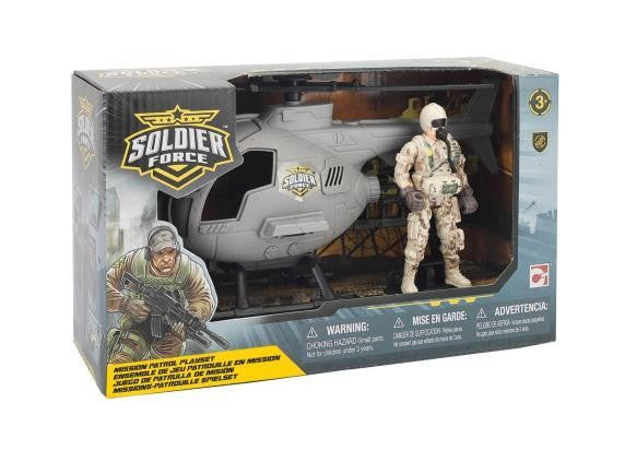 SOLDIER FORCE MISSION PATROL PLAYSET ASSORTED