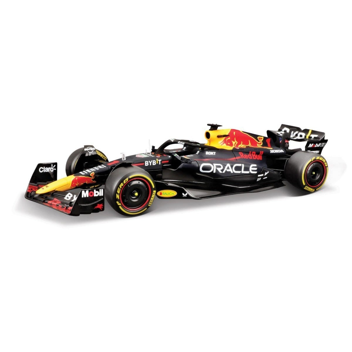 Bburago Formula Racing 2023 F-1 Red Bull Racing RB-19 with #1 Max Verstappen Figurine