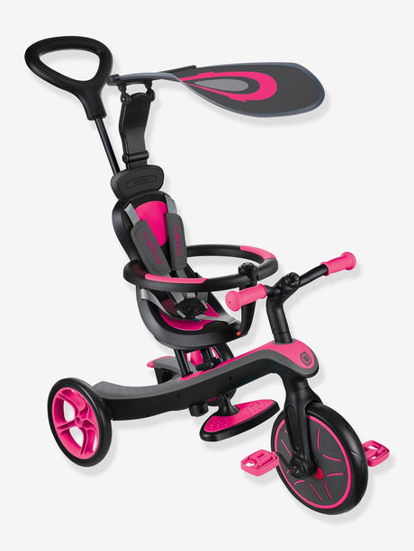 Globber Explorer Trike 4in1 - Fuchsia Pink