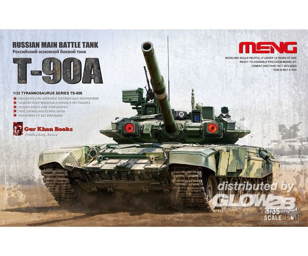 Meng 1/35 Russian Main Battle Tank T-90a Plastic Model Kit