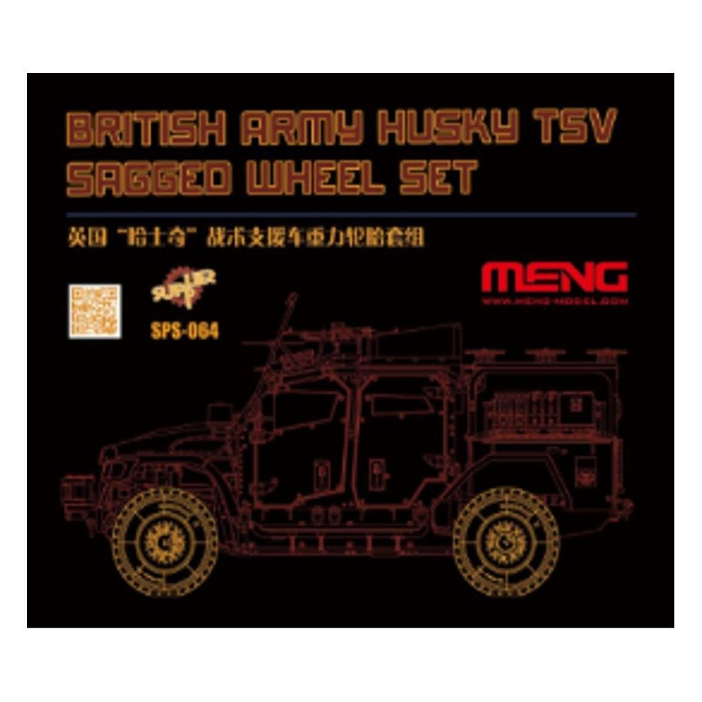 Meng 1/35 British Army Husky Tsv Sagged Wheel Set