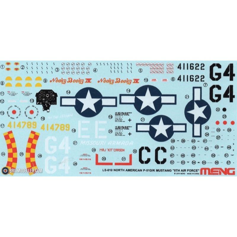 MENG 1/48 NORTH AMERICAN P-51D/K MUSTANG